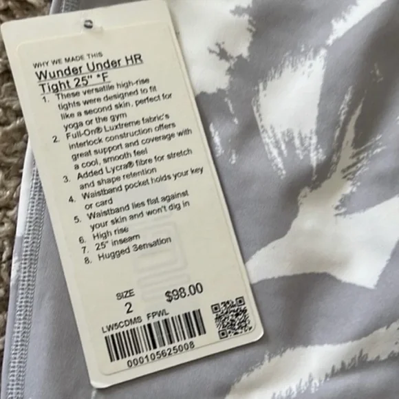 🍋 LULULEMON Wunder Under High Rise 25” Leggings - Picture 2 of 11